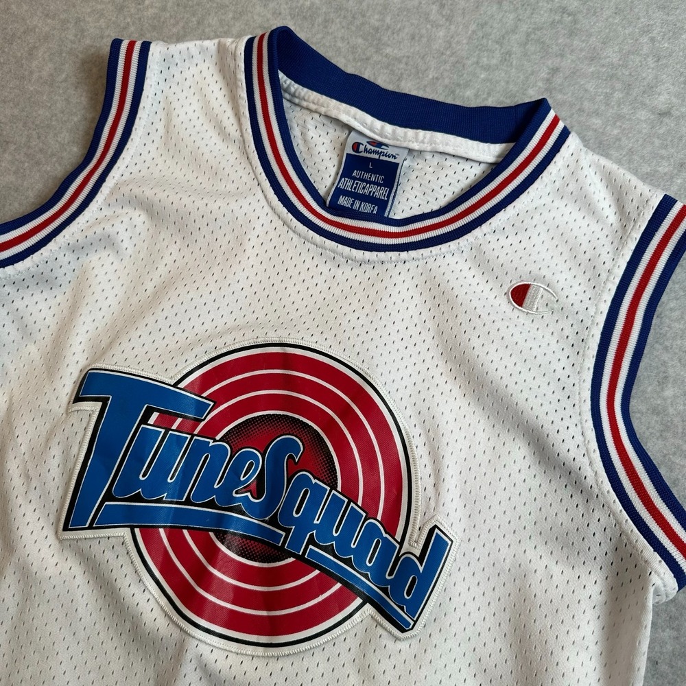 Vintage Champion Michael Jordan 23 Tune Squad Space Jam Jersey Large Korea 90s